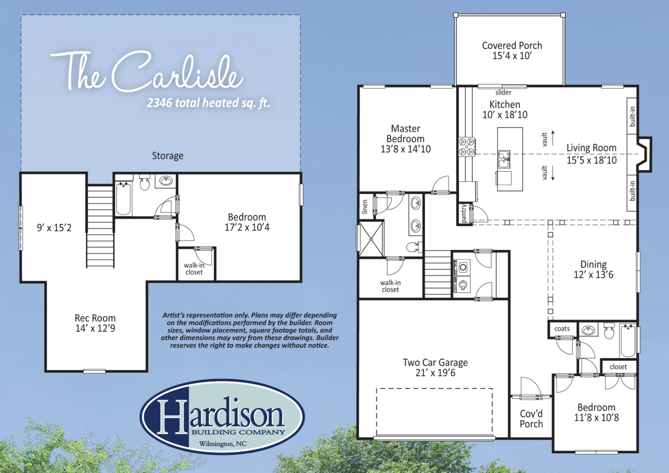 The Carlise floor plan image