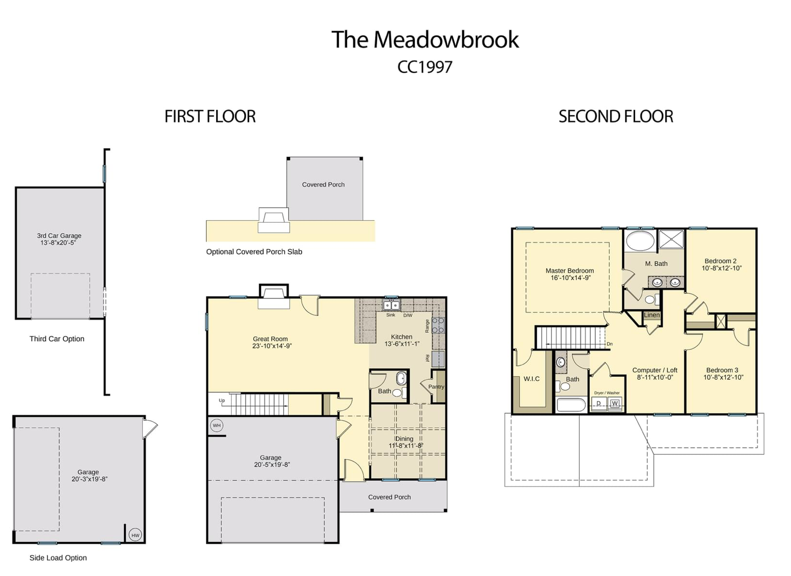 The Meadowbrook floor plan image