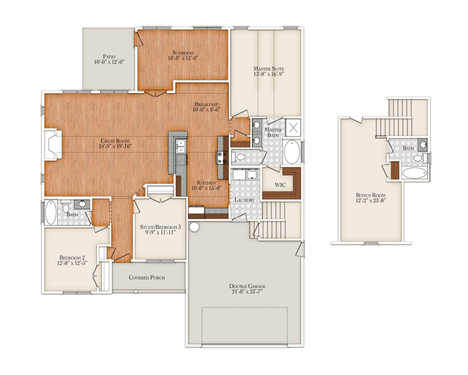 The Kelli floor plan image