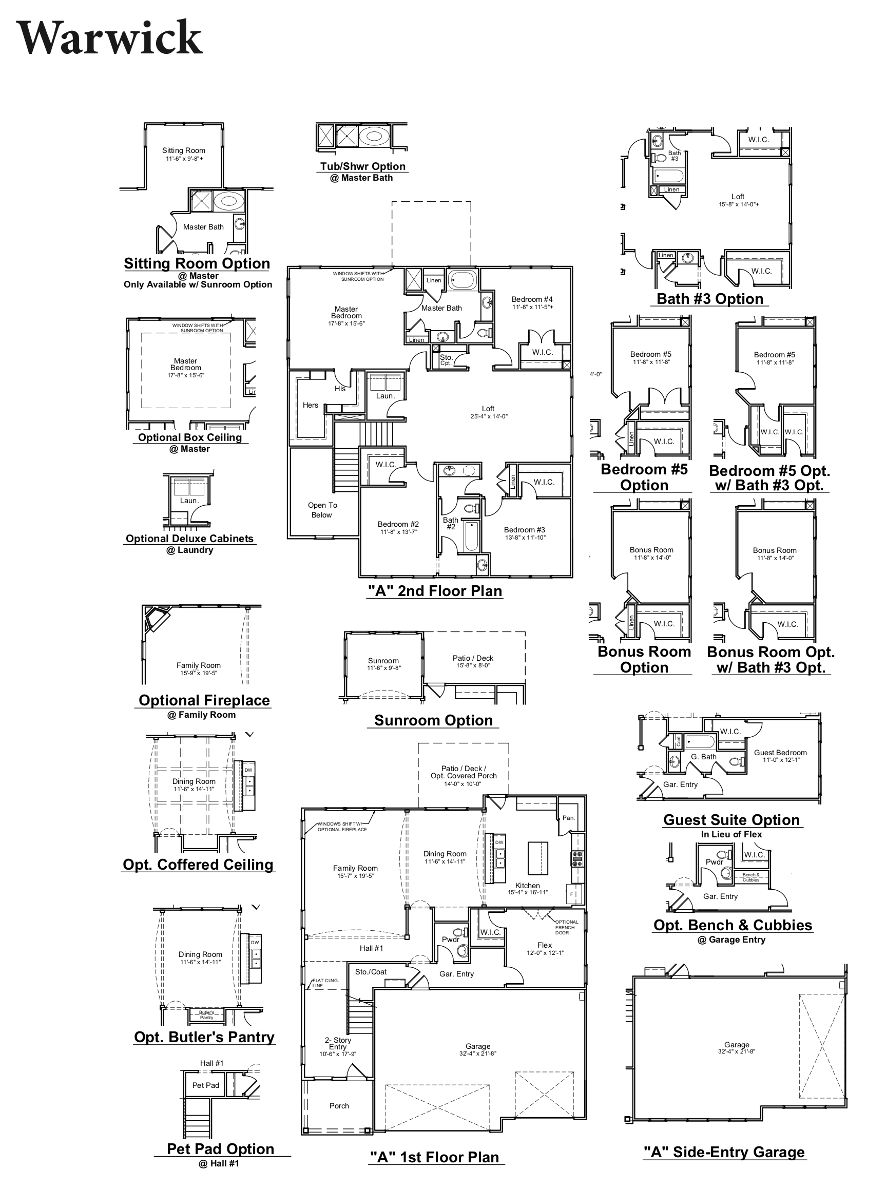 Warwick floor plan image