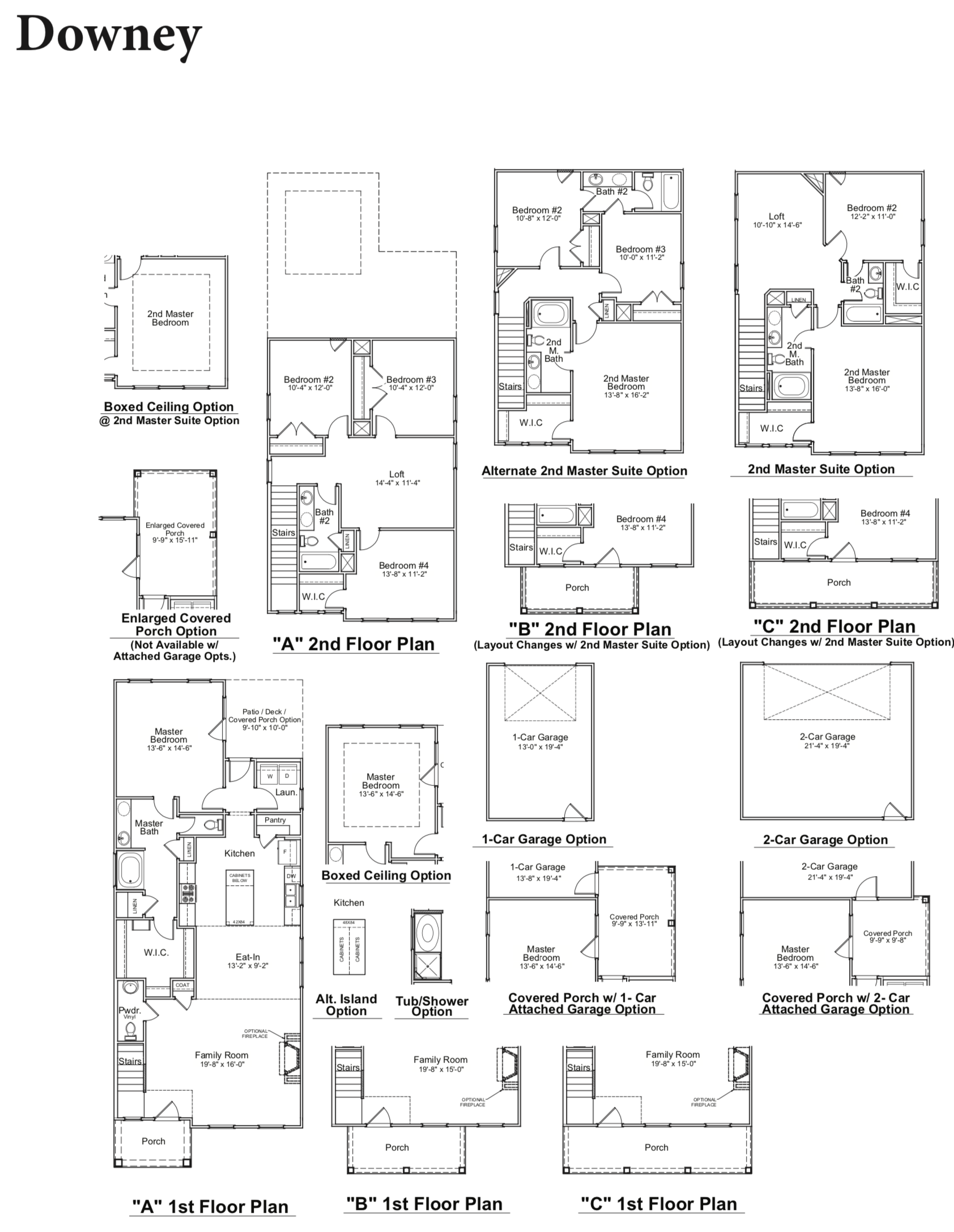 Downey floor plan image