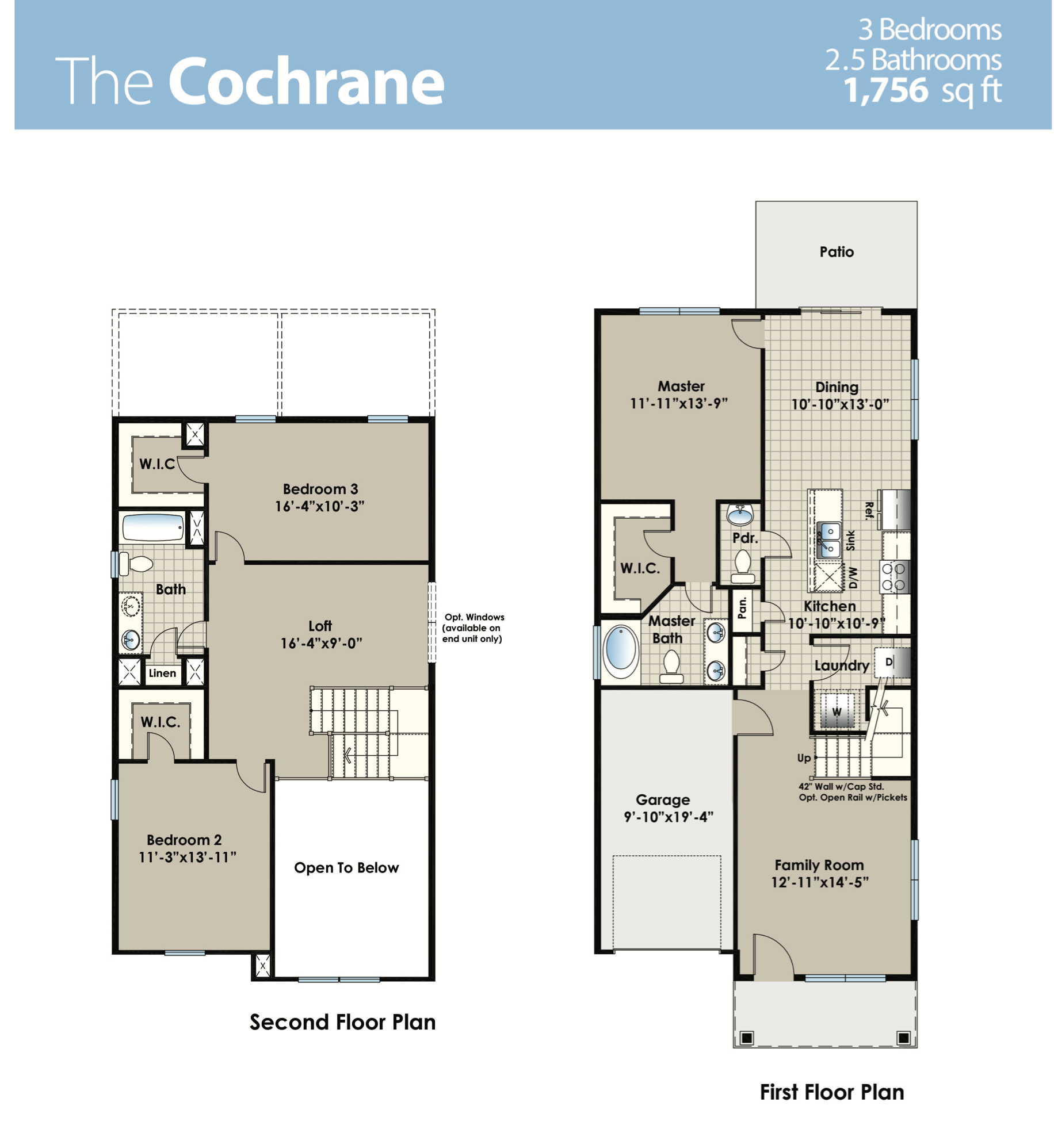 The Cochrane floor plan image