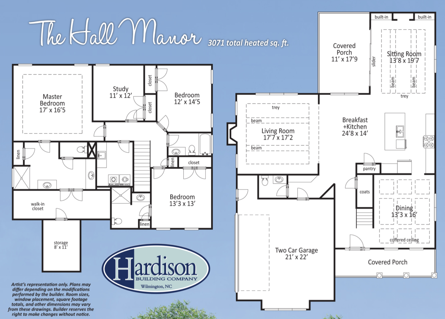 The Hall Manor floor plan image