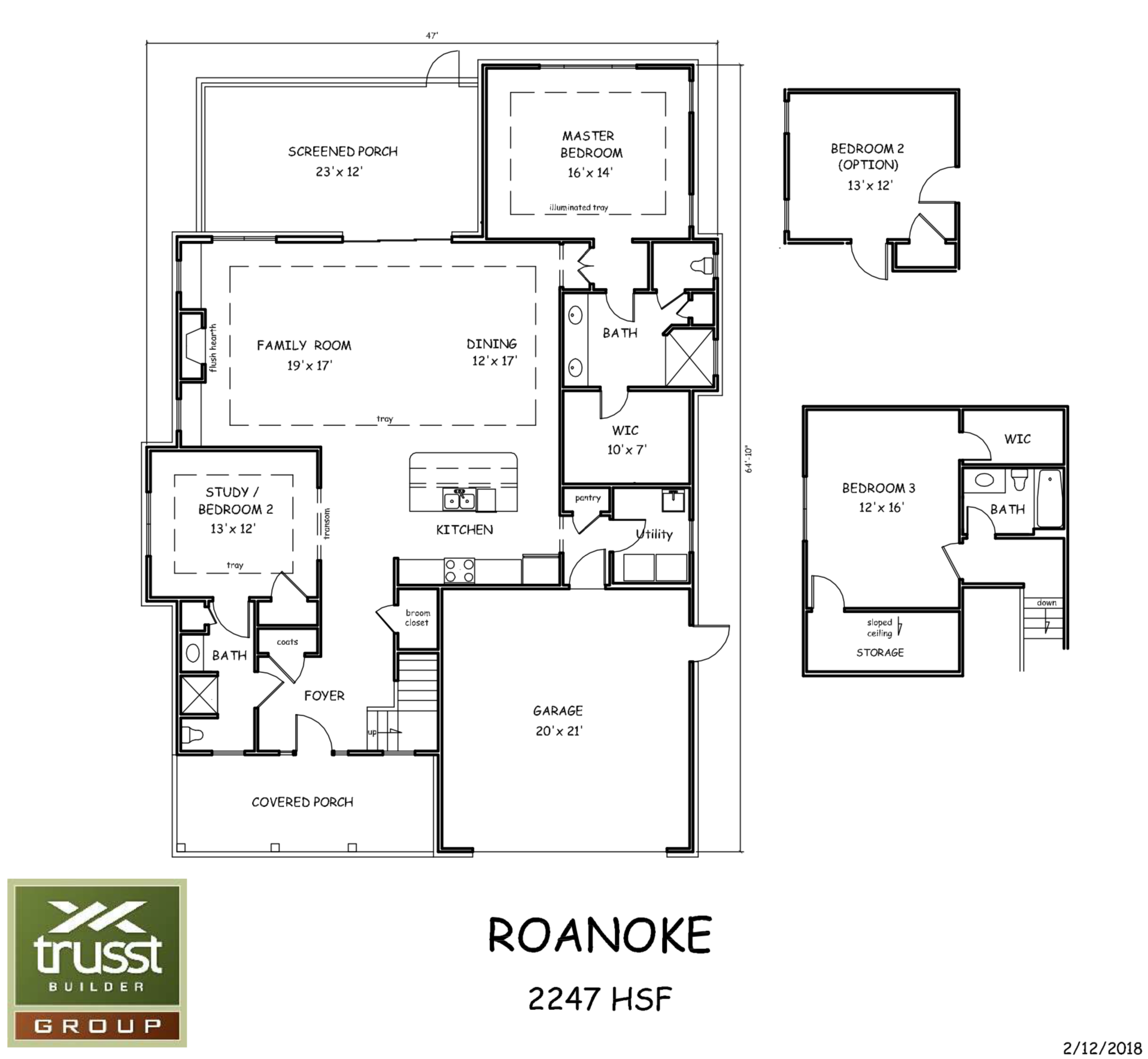 Roanoke floor plan image