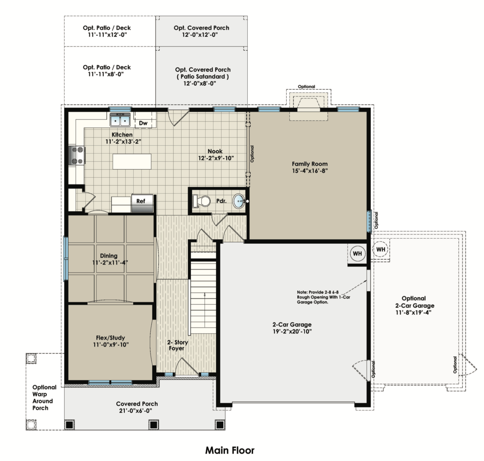 The Hatteras floor plan image