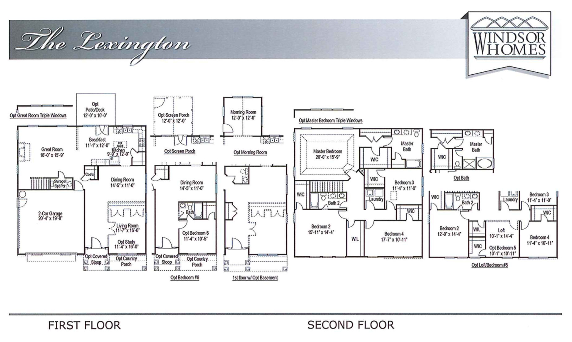 The Lexington floor plan image