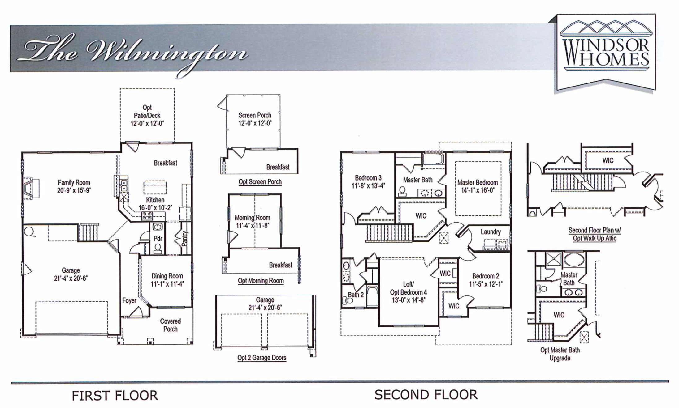 The Wilmington floor plan image
