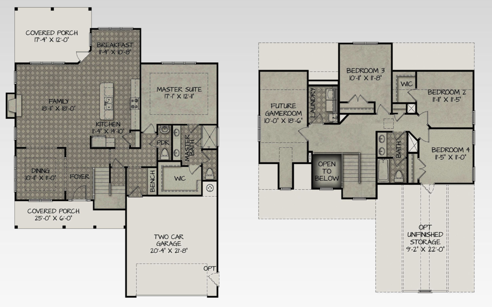 The Lafayette floor plan image