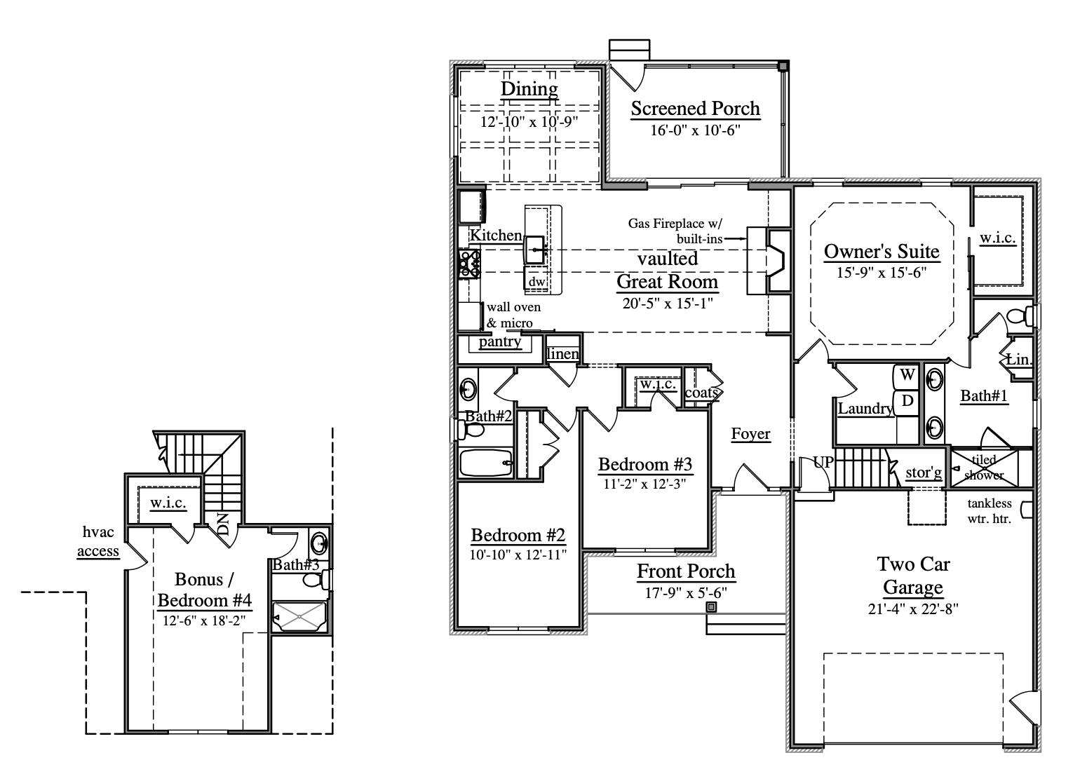 The Magnolia floor plan image