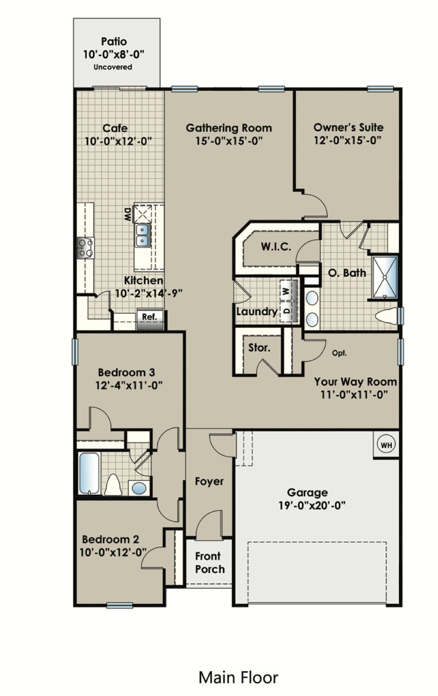 Venture floor plan image