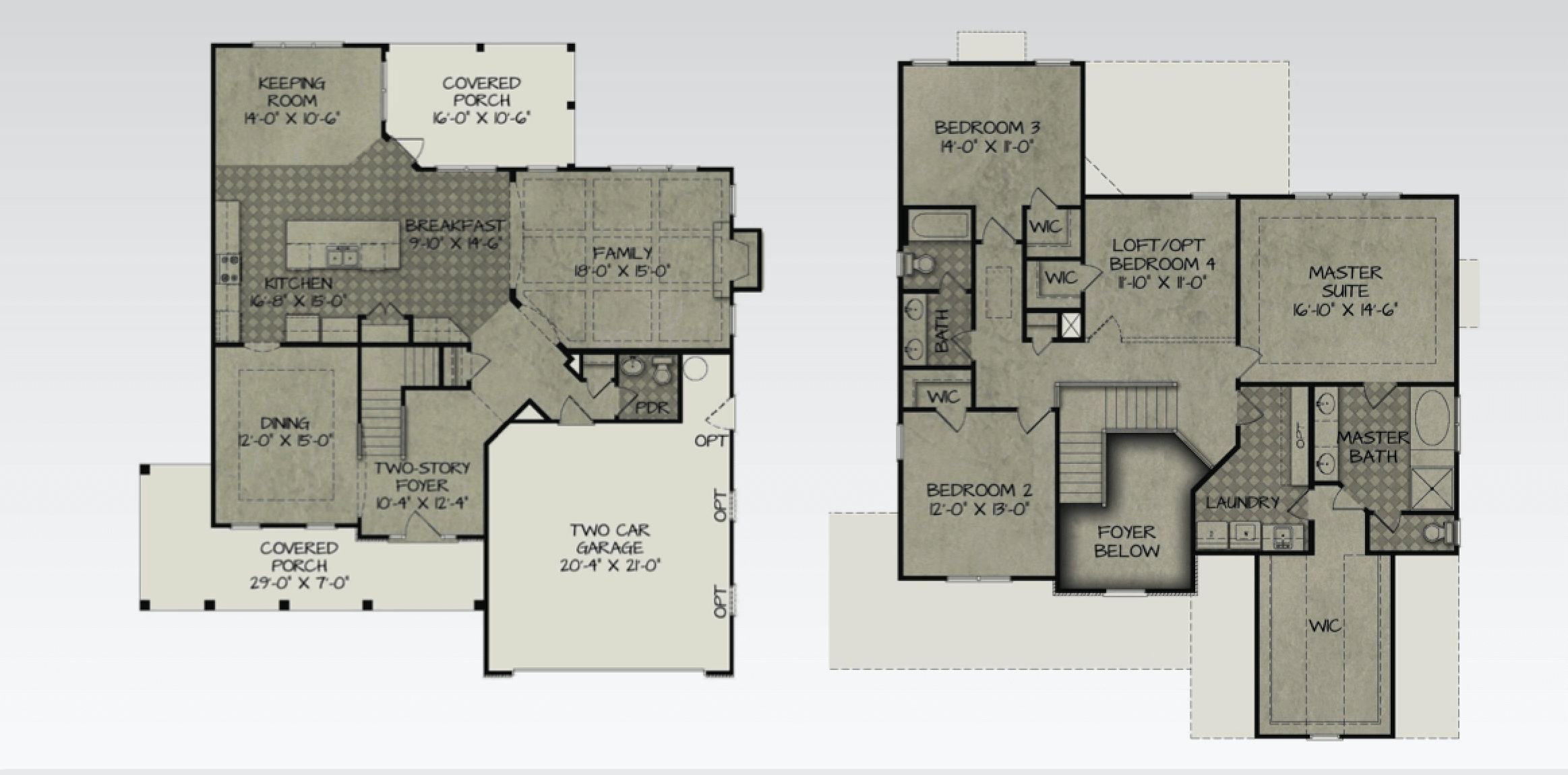 The Blue Ridge floor plan image