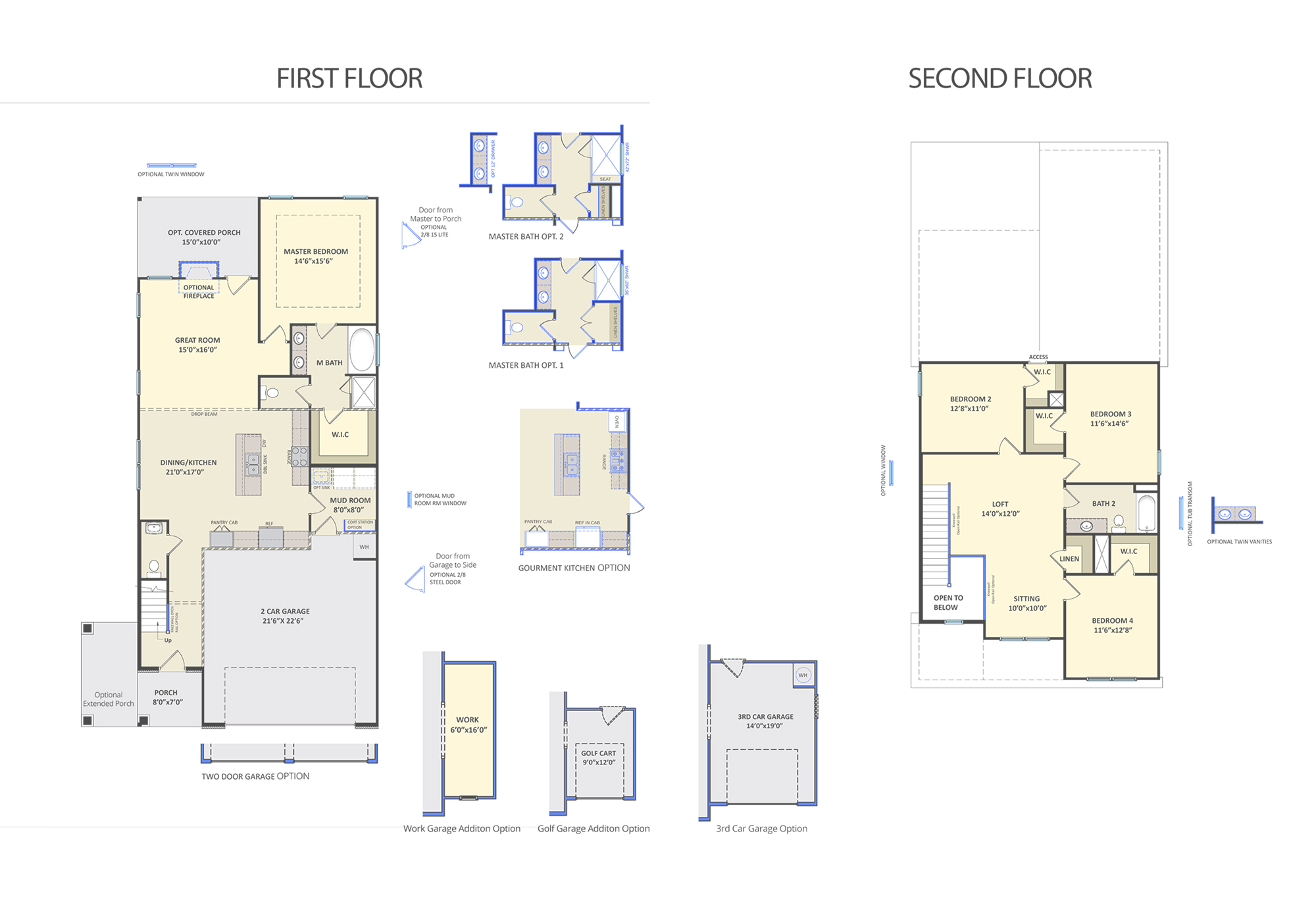 The Fontana floor plan image