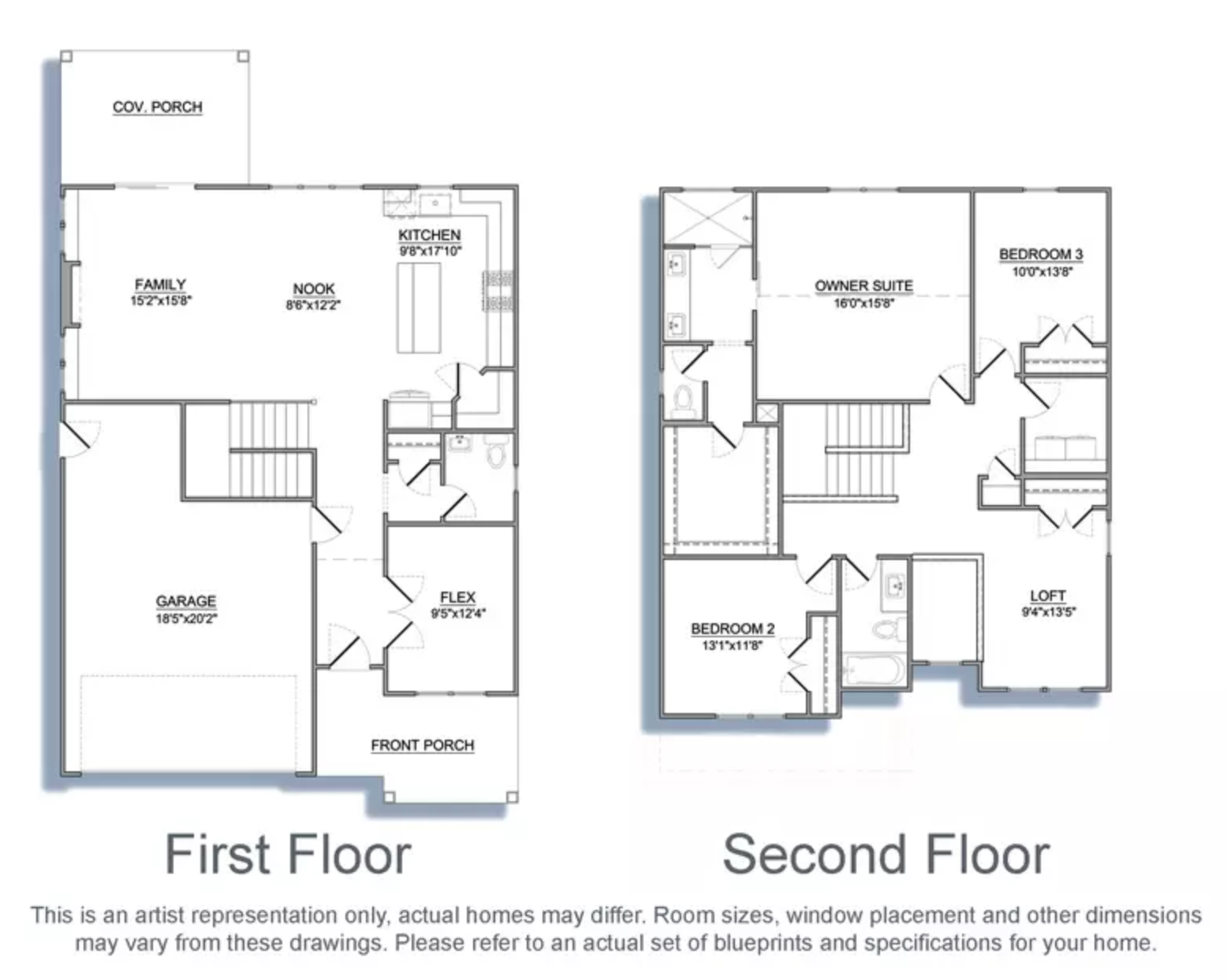 The Wilson floor plan image