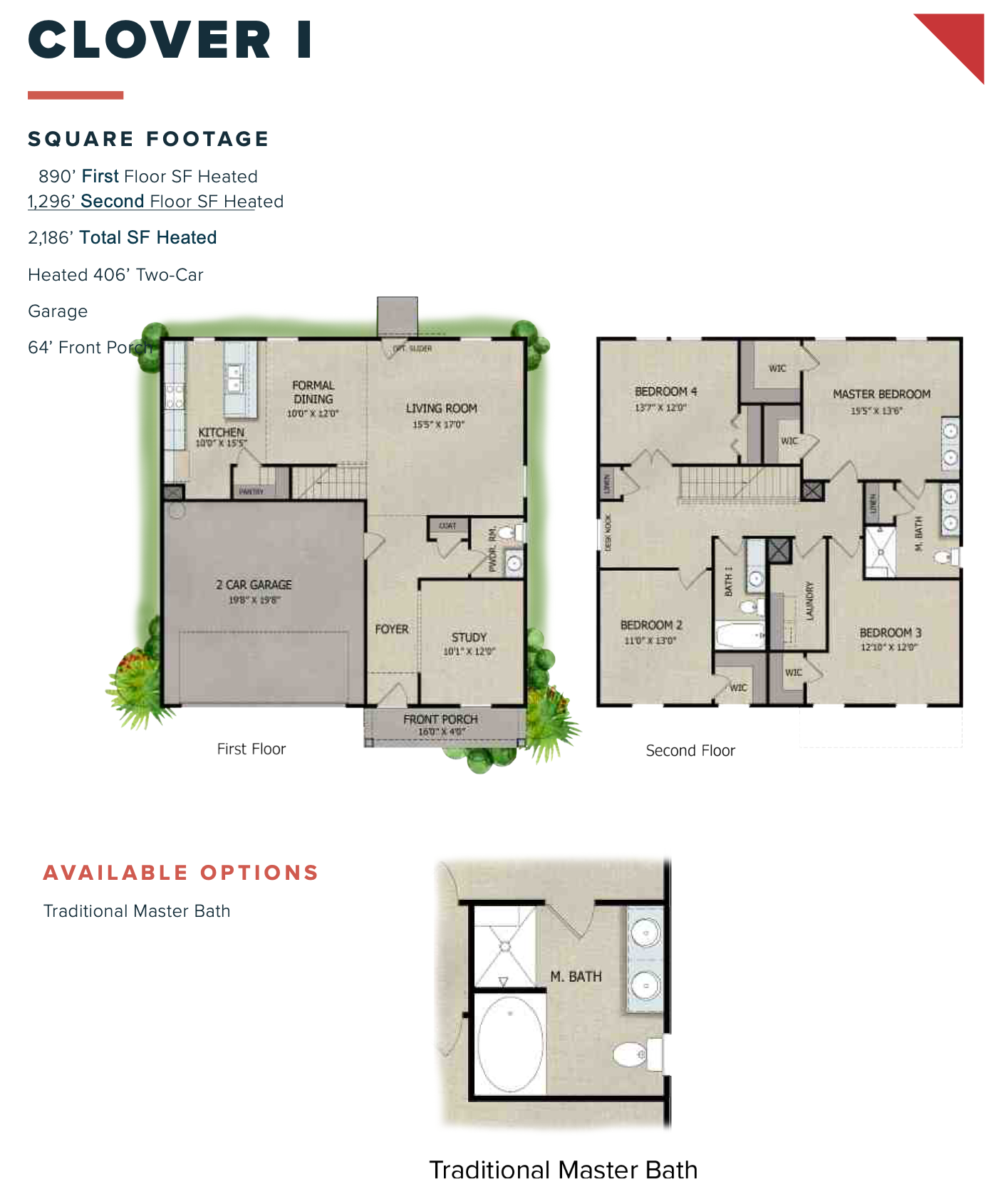 Clover I floor plan image