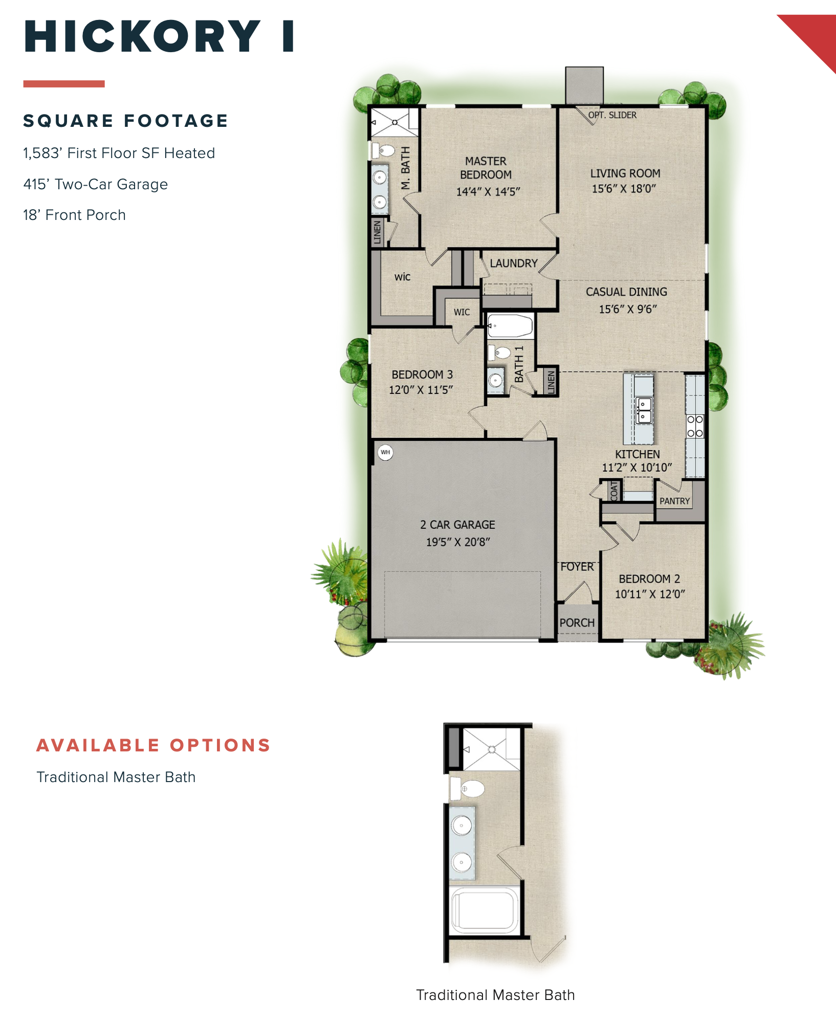 Hickory I floor plan image