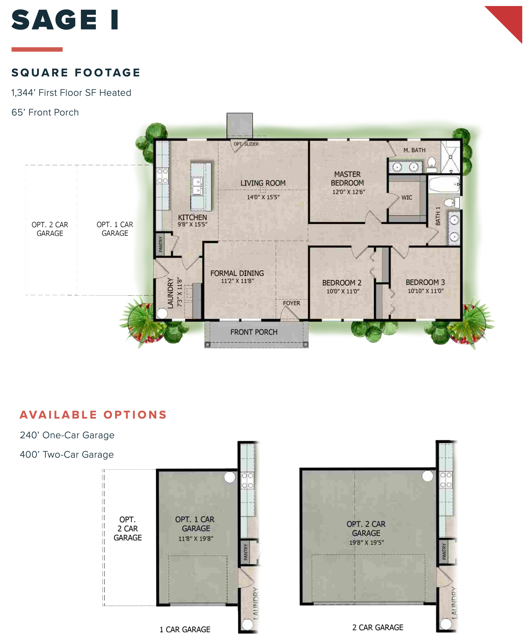 Sage I floor plan image