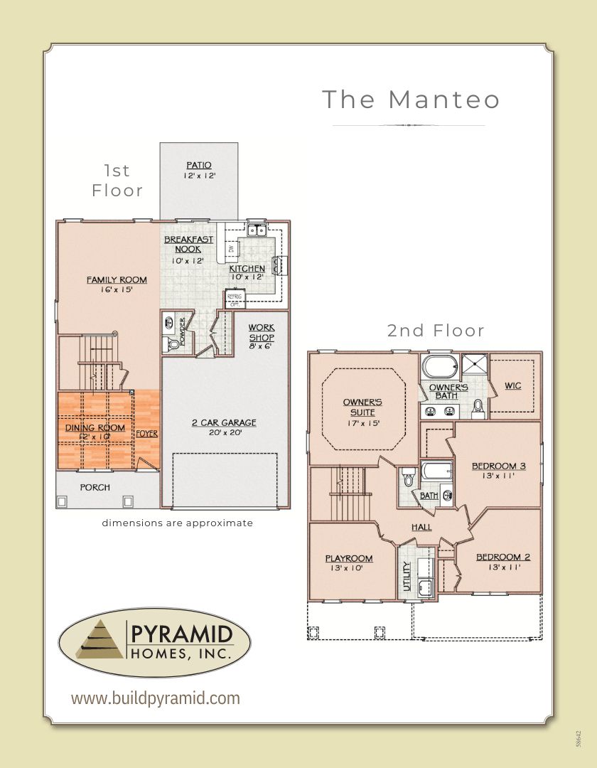 The Manteo floor plan image